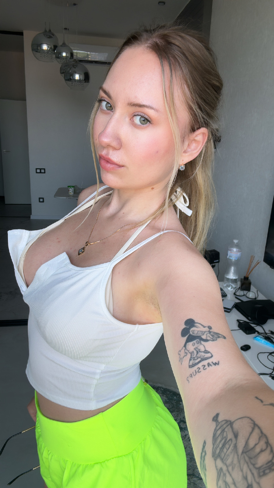 KateV in her underwear in Kishinev