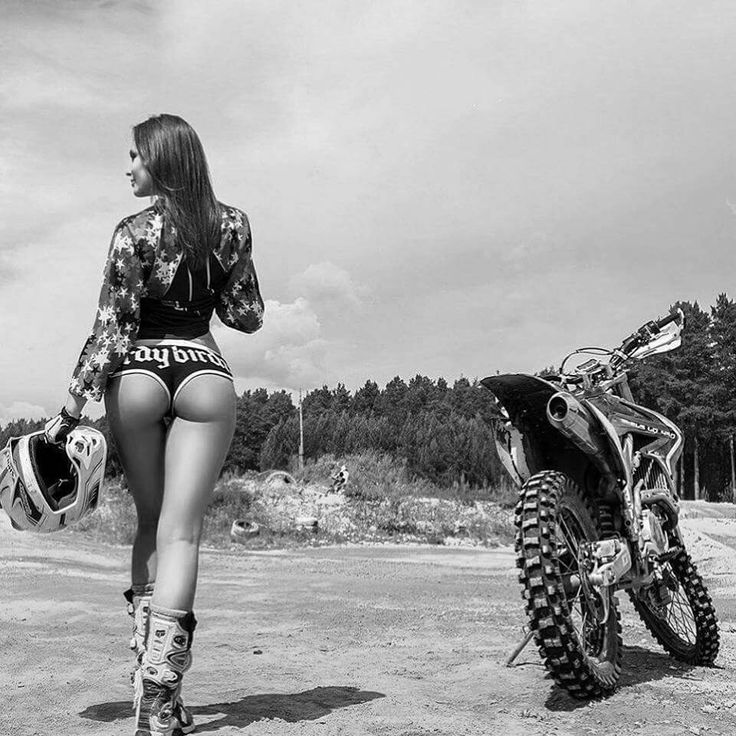 Beautiful girls and motorcycles in Kishinev