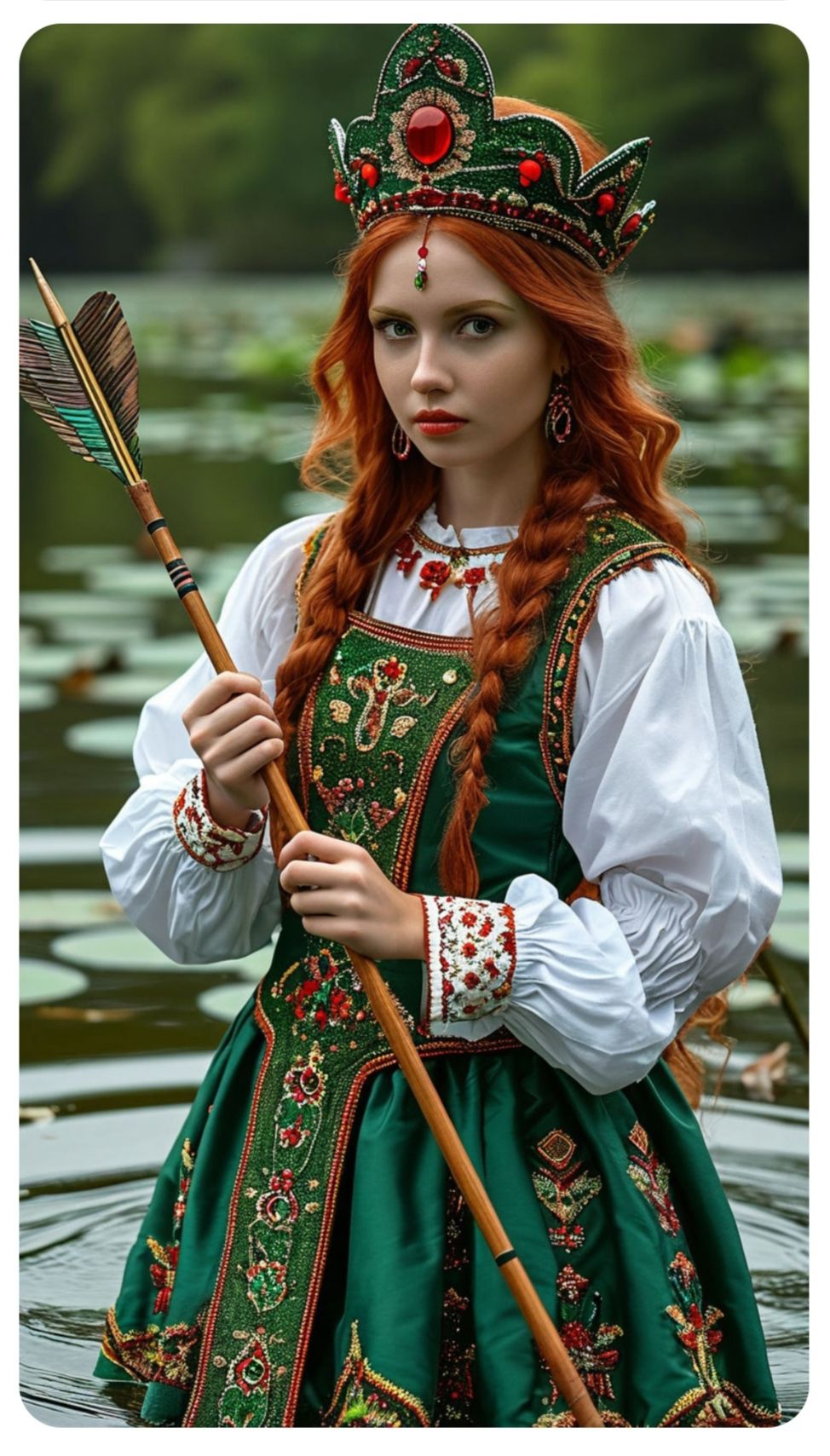 Nude girl Girls in Slavic costumes in Kishinev